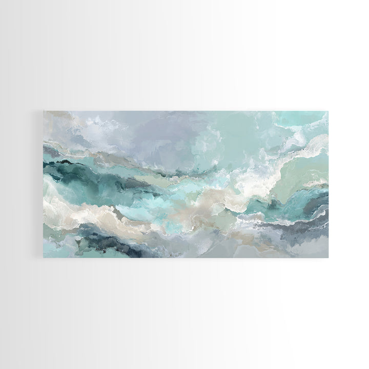Abstract Marble Texture Framed Canvas Print, Bathroom Art, Bathroom Prints, Bathroom Decor, Abstract Art, Spa, Trendy Wall Art, BAT-2x1-84