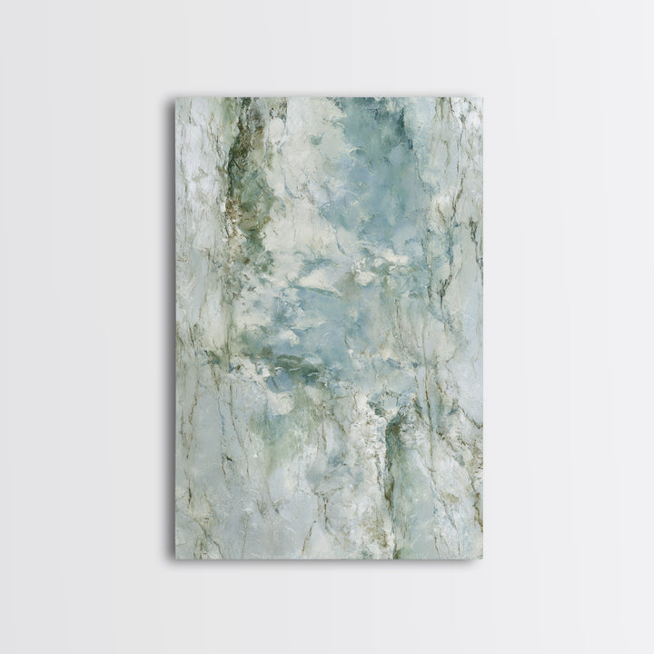 Abstract Marble Texture Framed Canvas Print, Bathroom Art, Dopamine Decor, Bathroom Decor, Abstract Art, Spa, Halloween Art, BAT-2x3-24