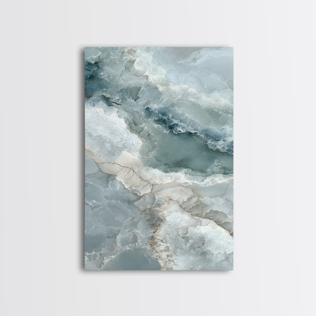 Abstract Marble Texture Canvas Print, Bathroom Art, Contemporary Art, Bathroom Decor, Abstract Art, Spa, Framed Wall Art, BAT-2x3-96