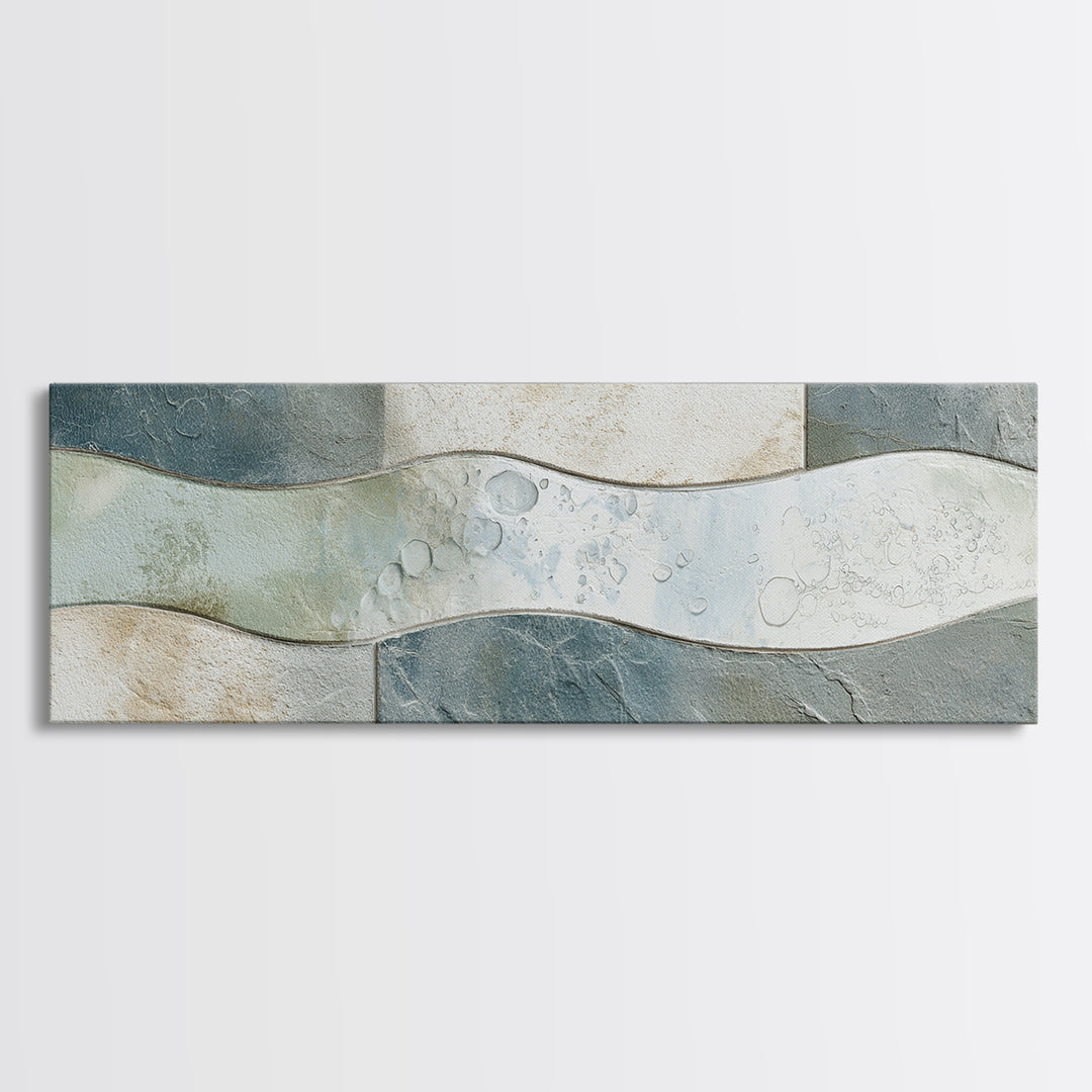 Clean Geometric Forms Canvas Print, Bathroom Art, Printable, Bathroom Decor, Spa, Bathroom Prints, Bathroom Wall Decor, BAT-3x1-13
