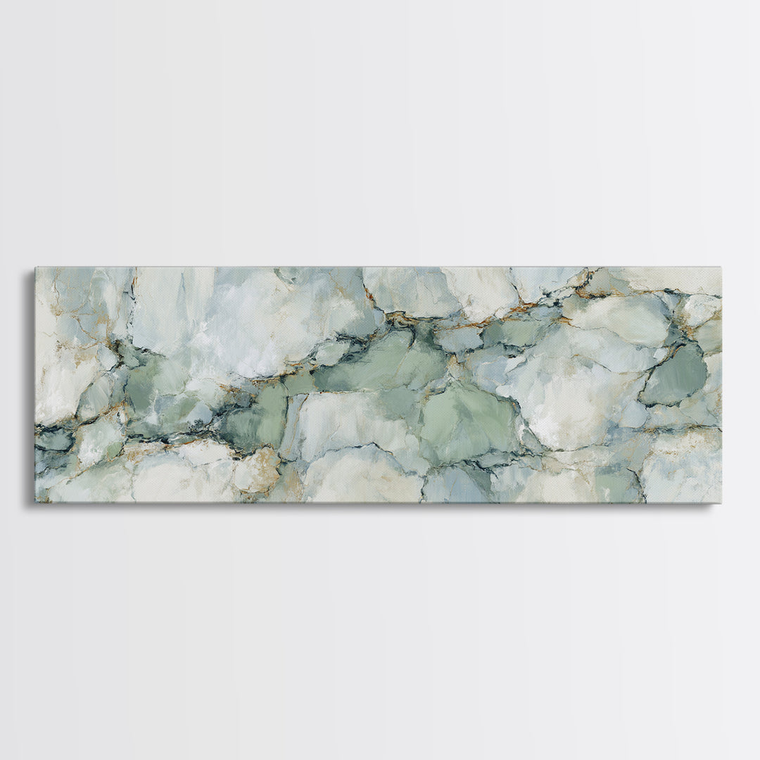Abstract Marble Texture Framed Canvas Print, Bathroom Art, Halloween Art, Bathroom Decor, Abstract Art, Spa, Textured Painting, BAT-3x1-32