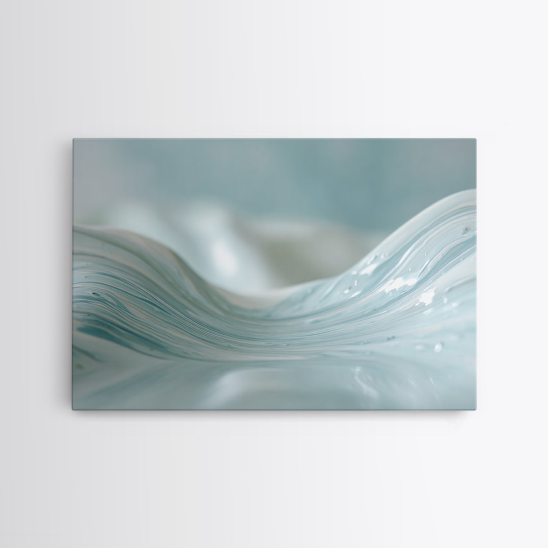 Soft Cloud and Rain Composition Framed Canvas Print, Bathroom Art, Bathroom Print, Bathroom Decor, Fine Art, Spa, BAT-3x2-95