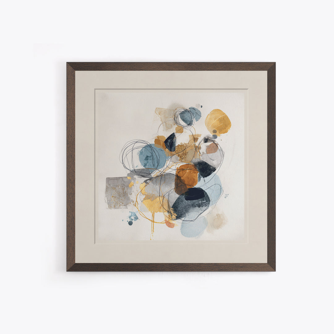 Minimal Face Pair Drawn Framed Canvas Print, Black and White Art, Gallery Decor, Living Room Decor, Fine Art, Monochrome, BAW-1x1-62