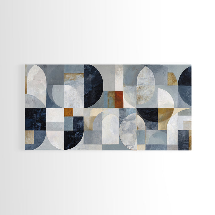 Abstract Marble Texture Framed Canvas Print, Black and White Art, Wall Art, Living Room Decor, Abstract Art, Monochrome, BAW-2x1-35