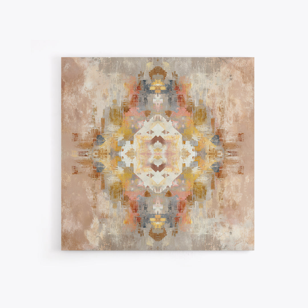 Tribal Neutral Pattern Canvas Print, Boho Art, Set of 3 Prints, Living Room Decor, Fine Art, Bohemian, Contemporary Art, BOH-1x1-14