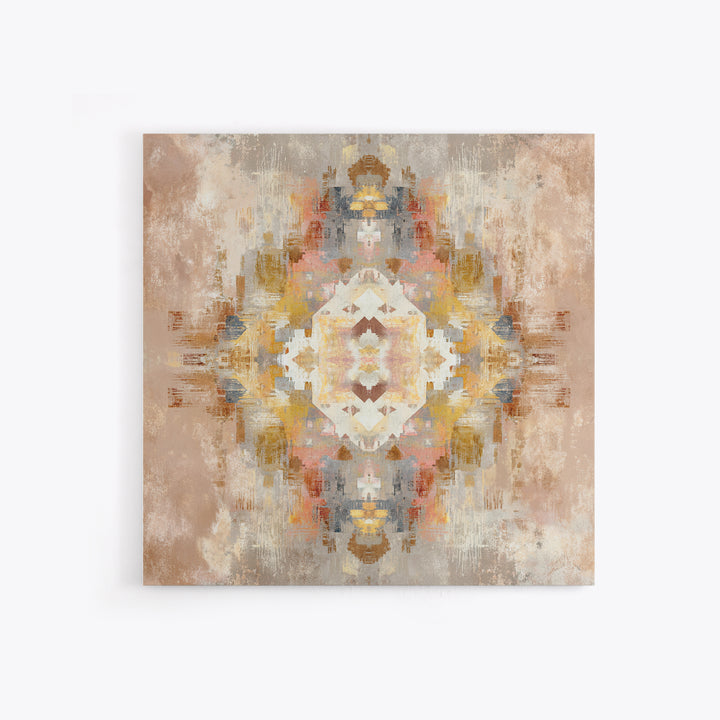 Tribal Neutral Pattern Canvas Print, Boho Art, Set of 3 Prints, Living Room Decor, Fine Art, Bohemian, Contemporary Art, BOH-1x1-14