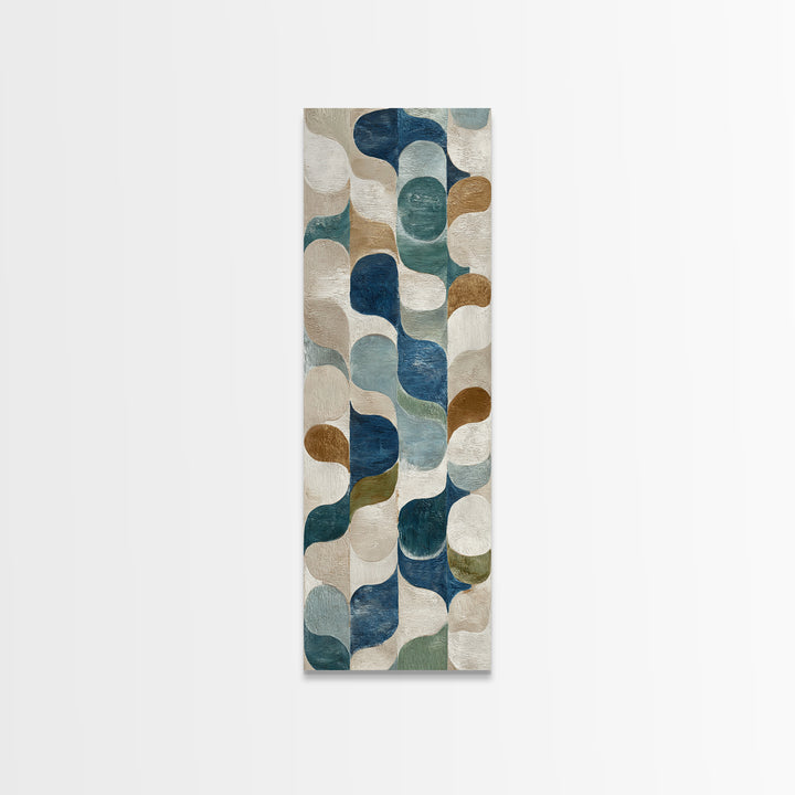 Tribal Neutral Pattern Canvas Print, Boho Art, Modern Decor, Living Room Decor, Fine Art, Bohemian, Wall Decor, Prints, BOH-1x3-26