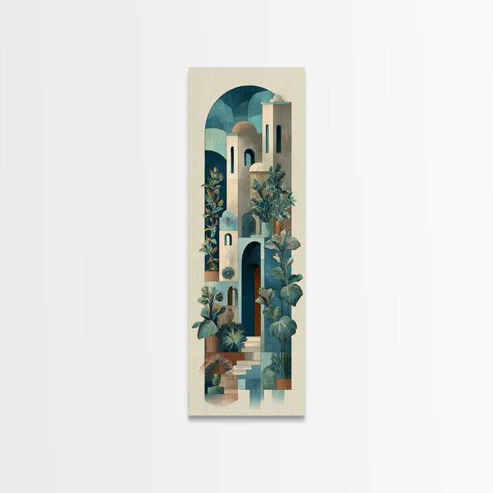 Neutral Rainbow Arches Canvas Print, Boho Art, Wall Print, Living Room Decor, Fine Art, Bohemian, Minimalist Decor, BOH-1x3-39