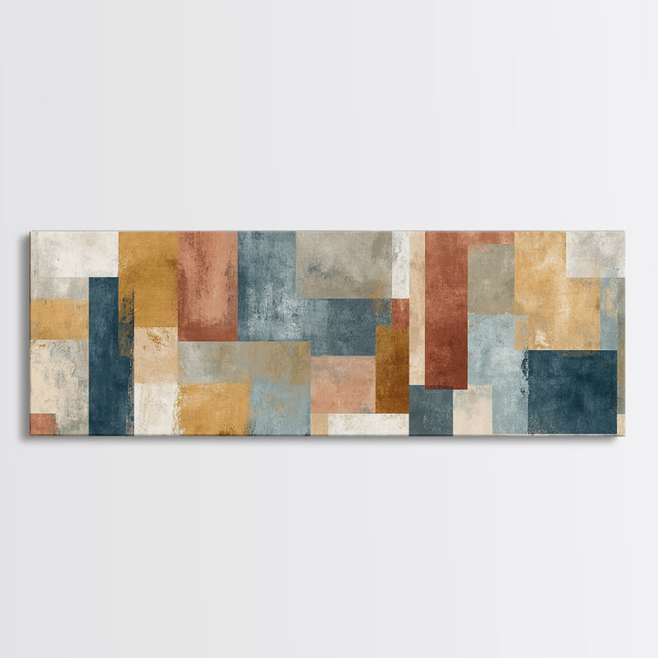 Tribal Neutral Pattern Canvas Print, Boho Art, Modern Decor, Living Room Decor, Fine Art, Bohemian, Wall Decor, Prints, BOH-3x1-54