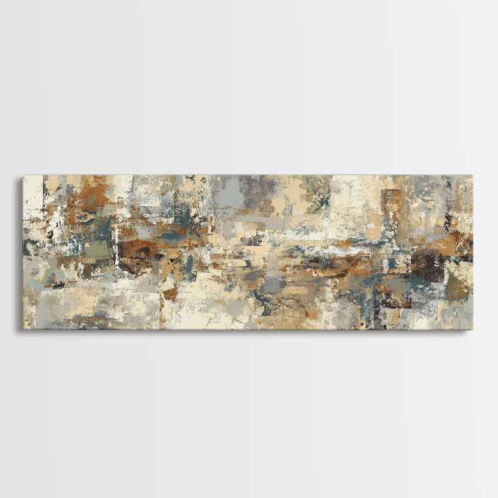 Tribal Neutral Pattern Canvas Print, Boho Art, Set of 3 Prints, Living Room Decor, Fine Art, Bohemian, Contemporary Art, BOH-3x1-6