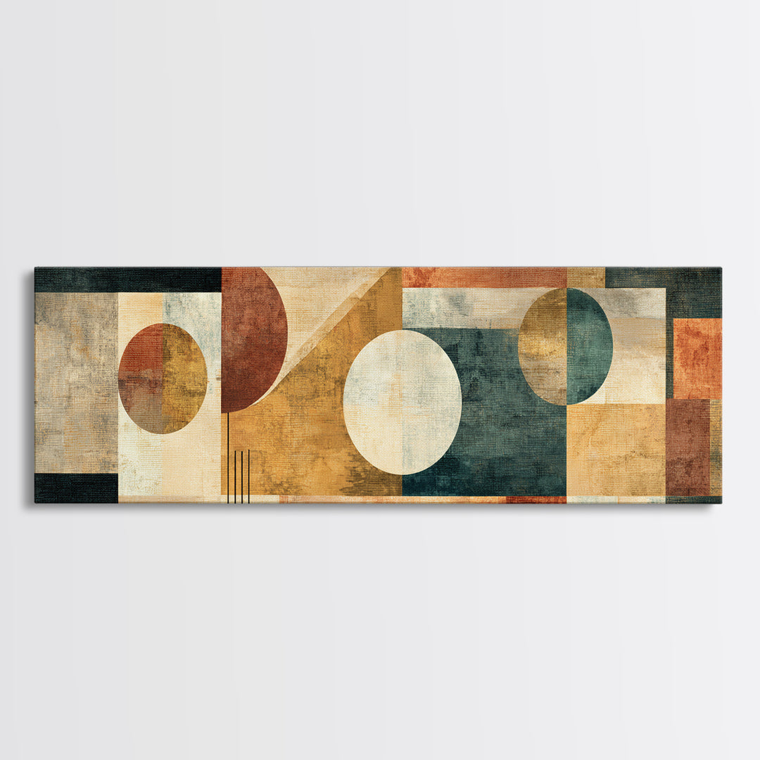 Minimal Black Line Figure Canvas Print, Boho Art, Art Prints, Living Room Decor, Oil Painting, Bohemian, Canvas Art, BOH-3x1-76
