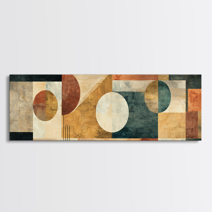 Minimal Black Line Figure Canvas Print, Boho Art, Art Prints, Living Room Decor, Oil Painting, Bohemian, Canvas Art, BOH-3x1-76