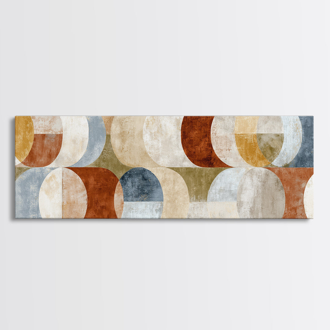 Tribal Neutral Pattern Canvas Print, Boho Art, Artwork, Living Room Decor, Fine Art, Bohemian, Boho Decor, Living Room Wall Art, BOH-3x1-78