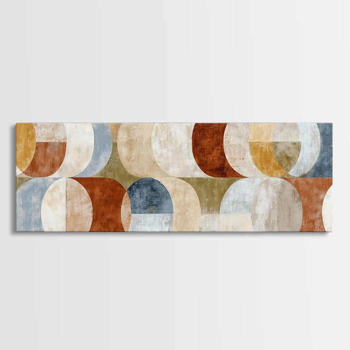 Tribal Neutral Pattern Canvas Print, Boho Art, Artwork, Living Room Decor, Fine Art, Bohemian, Boho Decor, Living Room Wall Art, BOH-3x1-78