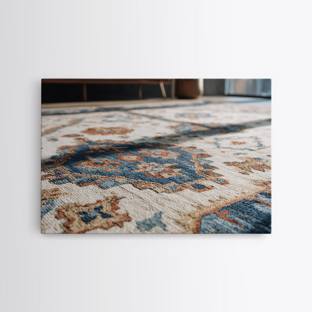 Tribal Neutral Pattern Canvas Print, Boho Art, Modern Wall Art, Living Room Decor, Fine Art, Bohemian, Textured Painting, BOH-3x2-42