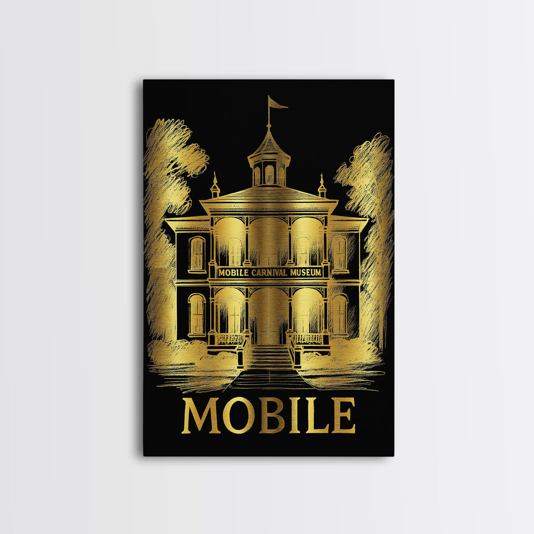 Mobile Travel Poster, Canvas Print, Dark Background Poster Art, Mobile Art Print, Travel Wall Decor, Gift For Travelers, City Travel Prints
