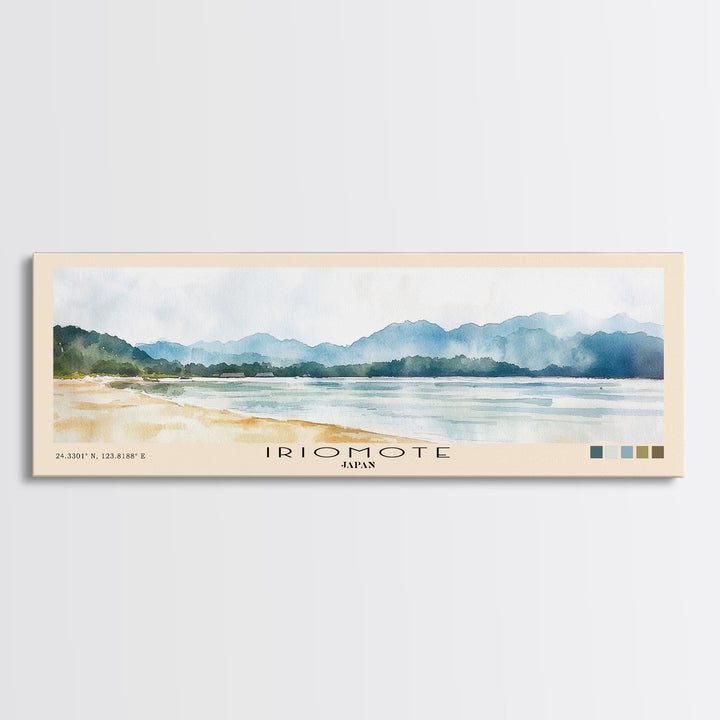 Iriomote, Japan Watercolor Print, Vacation Gift, Japan Wall Art, Vacation Wall Art, Vacatation Memories, Beach Decor, Beach Or Lakehouse Art