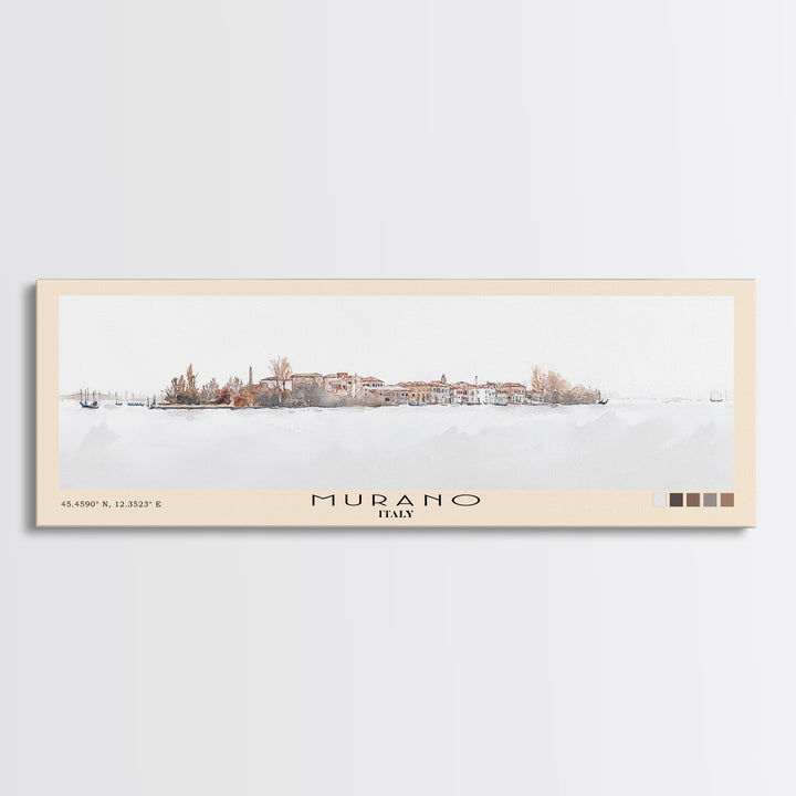 Murano, Italy Watercolor Print, Vacation Gift, Italy Wall Art, Vacation Wall Art, Vacatation Memories, Beach Decor, Beach Or Lakehouse Art
