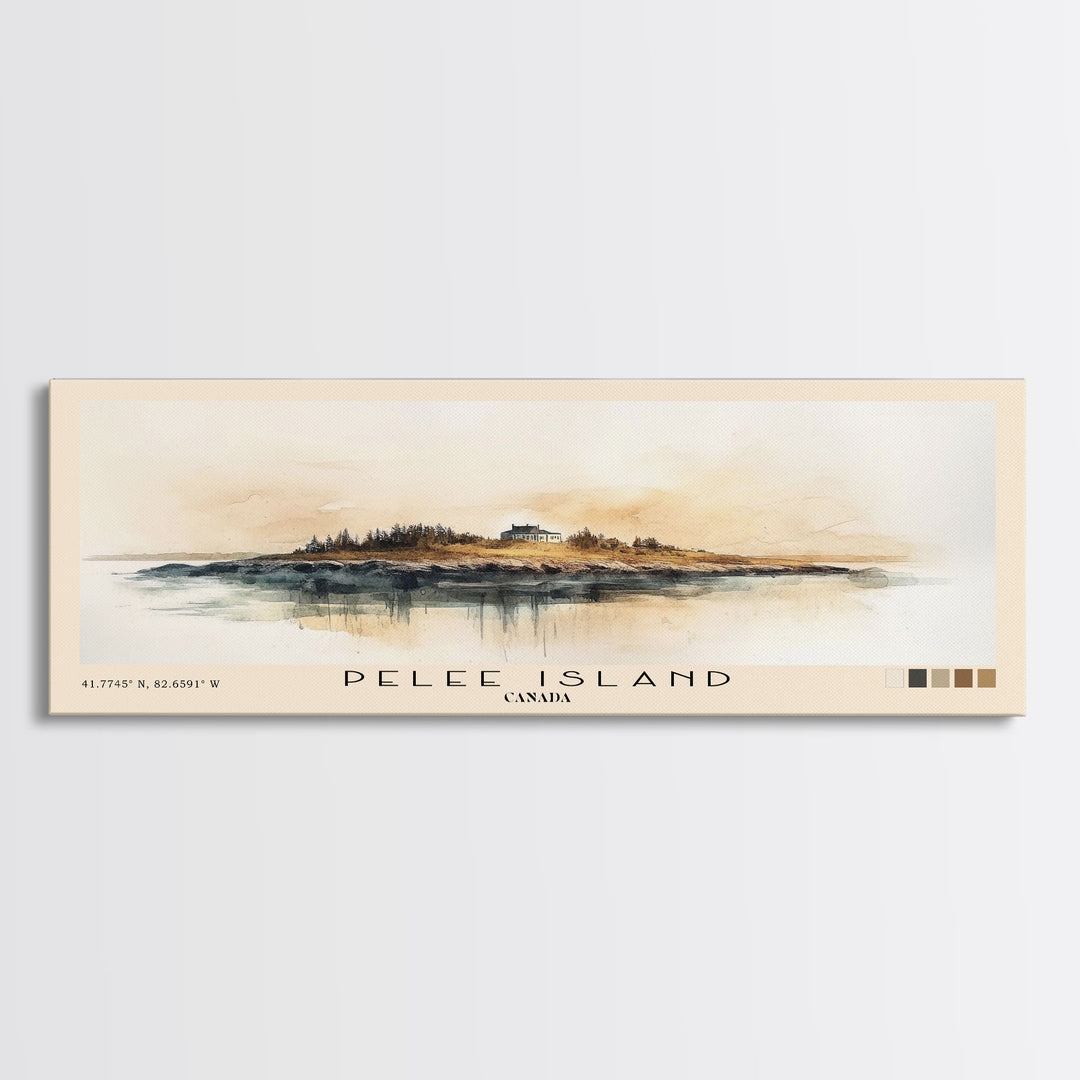 Pelee Island, Canada Watercolor Print, Vacation Gift, Canada Wall Art, Vacation Wall Art, Vacatation Memories, Beach Decor, Beach Or Lakehouse Art
