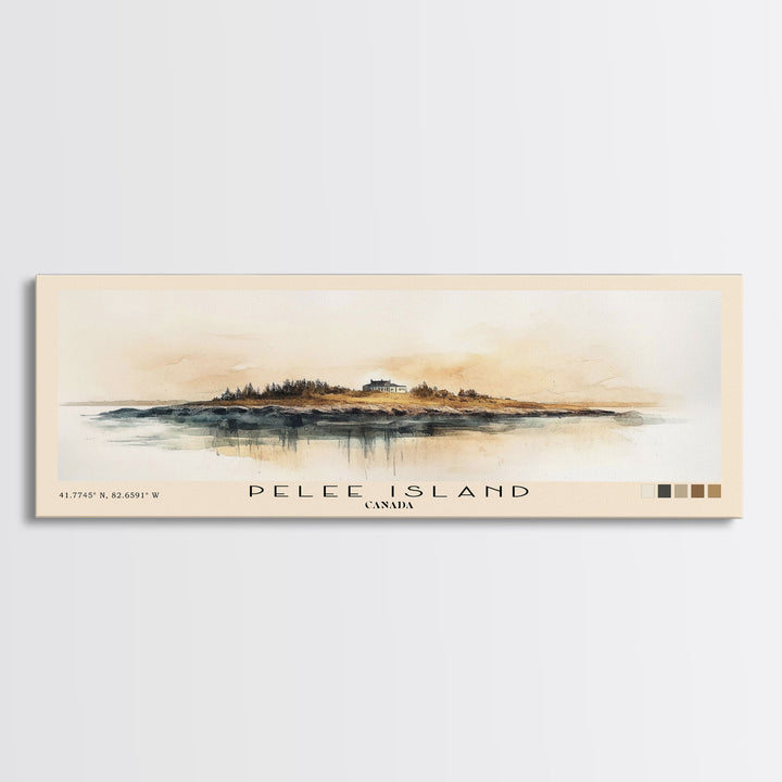 Pelee Island, Canada Watercolor Print, Vacation Gift, Canada Wall Art, Vacation Wall Art, Vacatation Memories, Beach Decor, Beach Or Lakehouse Art