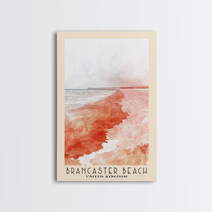 Brancaster Beach, United Kingdom Watercolor Print, Vacation Gift, United Kingdom Wall Art, Beach Painting, Beach Decor, Beach Or Lakehouse Art