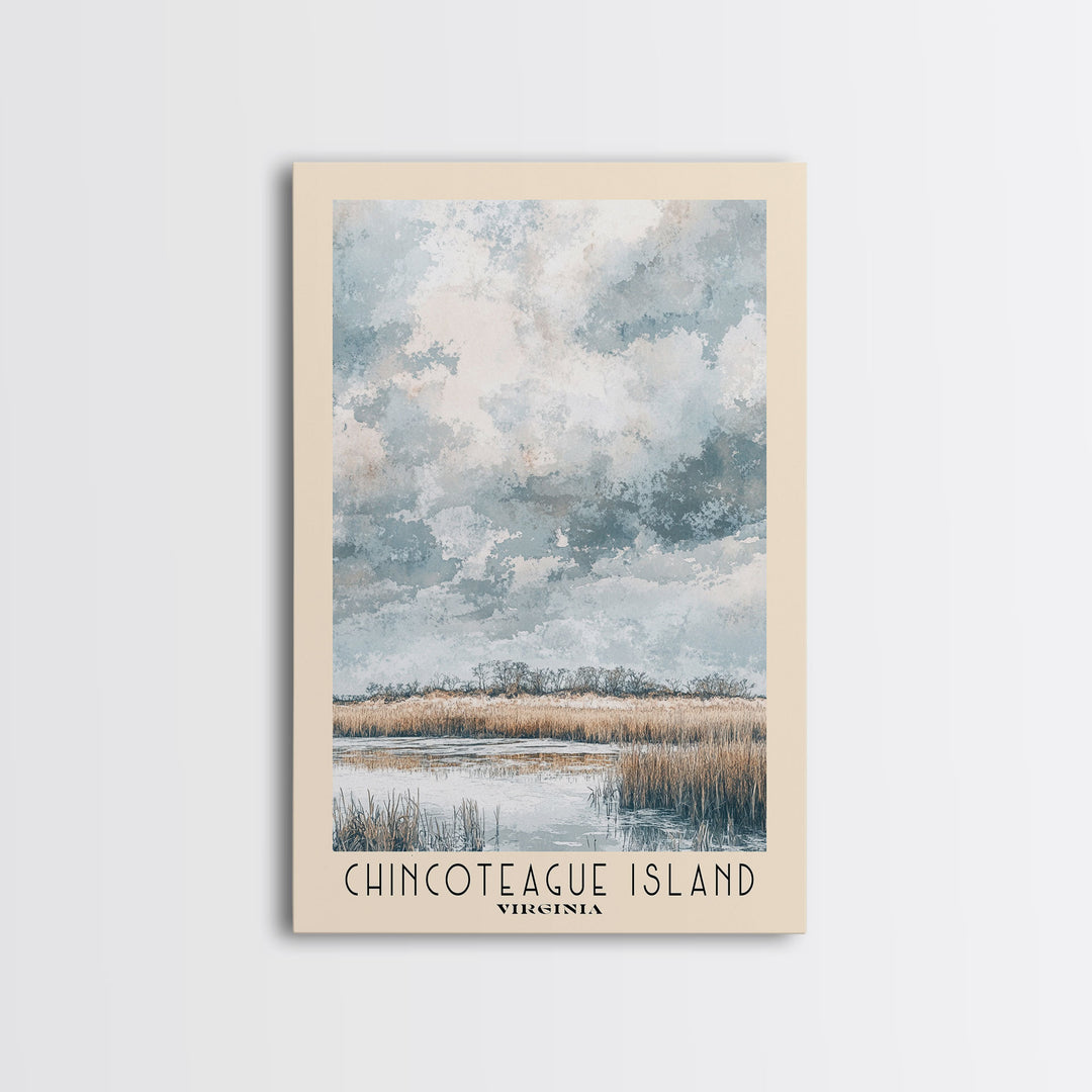 Chincoteague Island, Virginia Watercolor Print, Vacation Gift, Virginia Wall Art, Beach Painting, Beach Decor, Beach Or Lakehouse Art