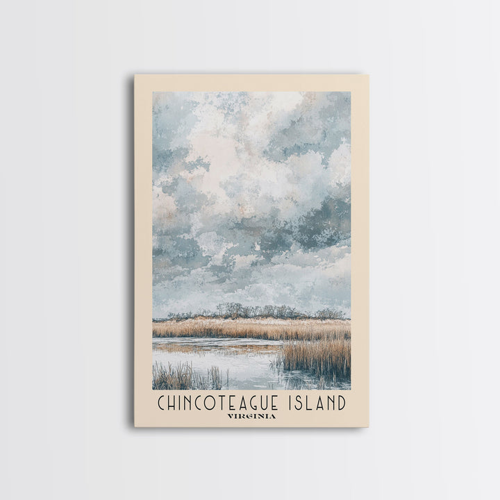 Chincoteague Island, Virginia Watercolor Print, Vacation Gift, Virginia Wall Art, Beach Painting, Beach Decor, Beach Or Lakehouse Art