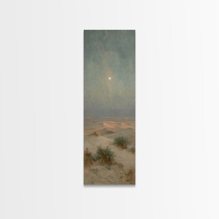 Wilderness Star Hope – Framed Canvas Print – Christian Art Canvas – Christian Wall Art – Christmas Art – Tall Narrow Wall Art – Christian C