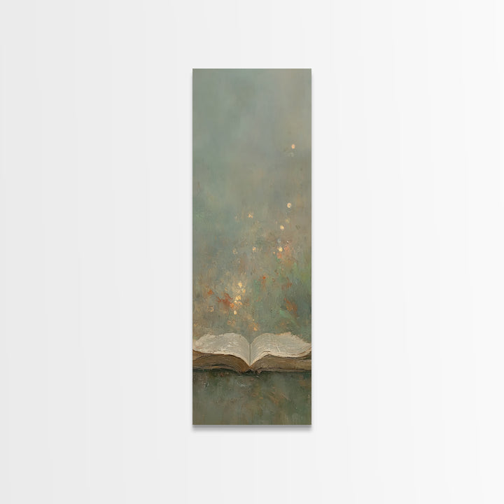 Living Word Glow – Framed Canvas Print – Skinny Art – Christian Art Canvas – Christian Wall Art – Christian Art – Christian Gift Ideas