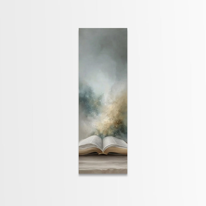 Light Of Revelation – Framed Canvas Print – Christian Wall Art – Christian Art Canvas – Narrow Art – Christian Christmas Art – Christian Gi