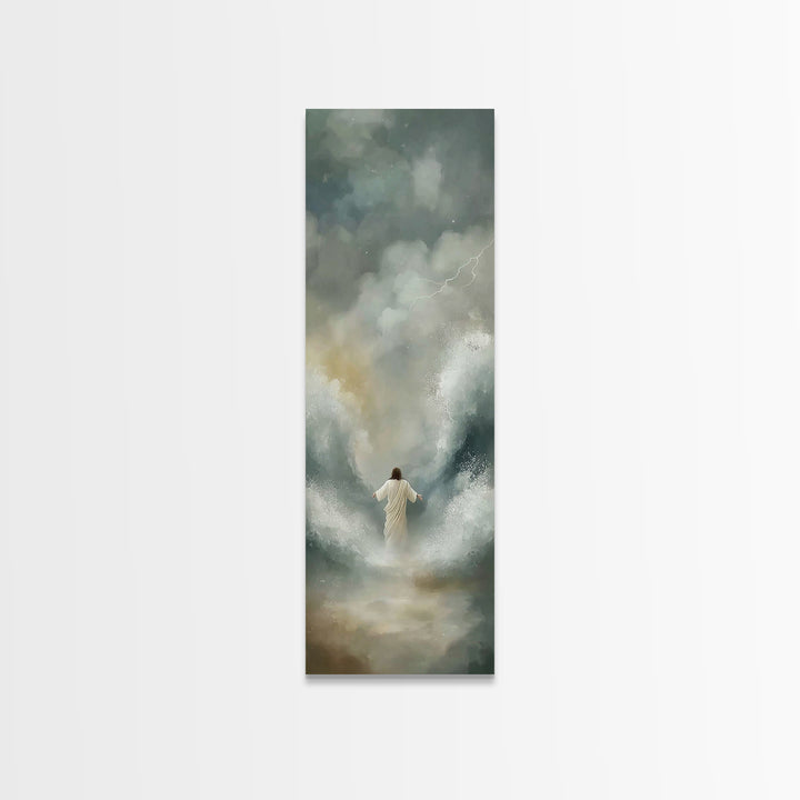 Rising Hope | Framed Canvas Print | Skinny Art | Christian Art Canvas | Jesus Painting | Christian Wall Art | Christmas Art
