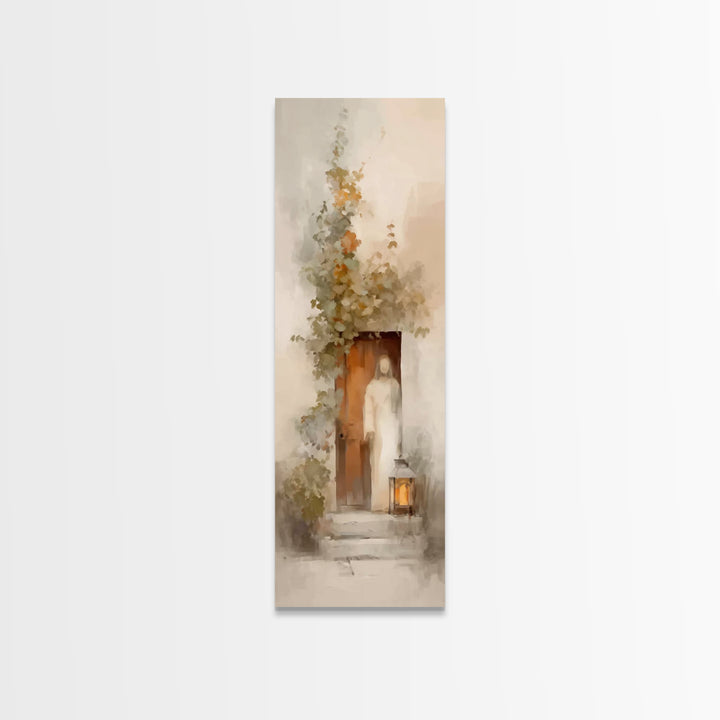Light Of Mercy – Framed Canvas Print – Skinny Art – Christian Art Canvas – Jesus Painting – Christian Christmas Art