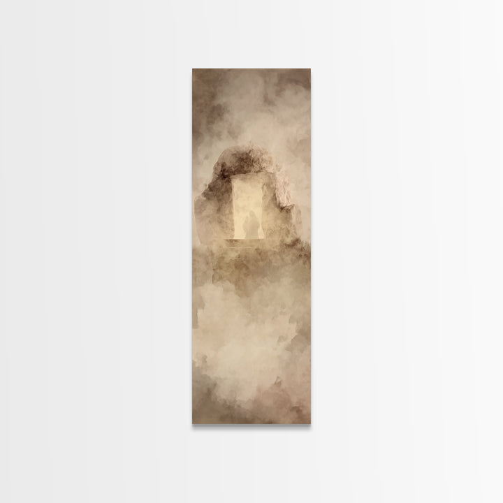 Eternal Rising – Framed Canvas Print – Christian Wall Art – Christian Art Canvas – Skinny Art – Jesus Painting – Modern Christian Painting