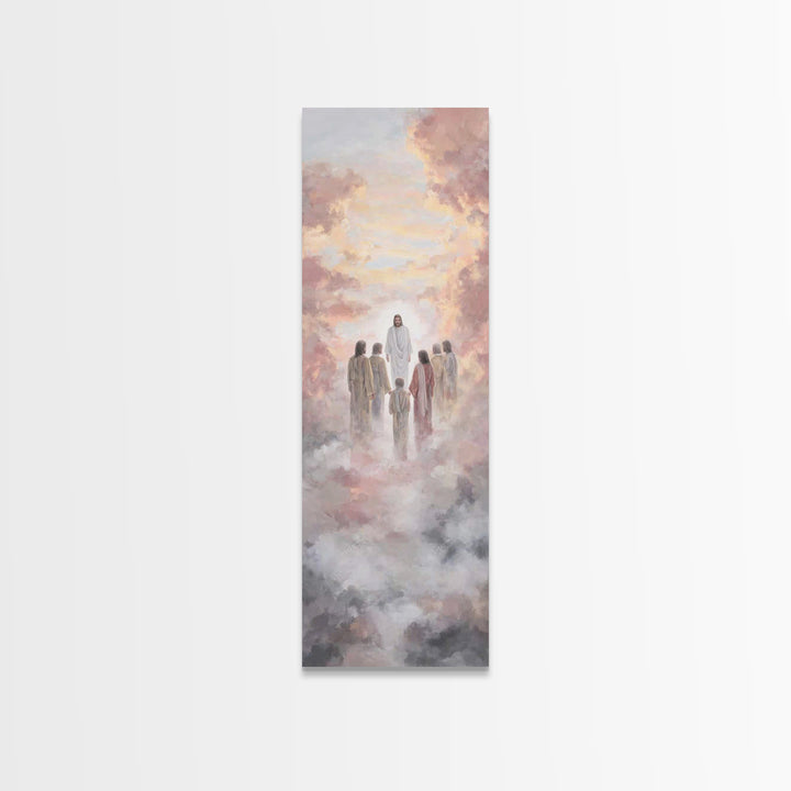 Celestial Disciples – Framed Canvas Print – Skinny Art – Christian Art Canvas – Christian Wall Art – Jesus Painting – Christian Christmas A