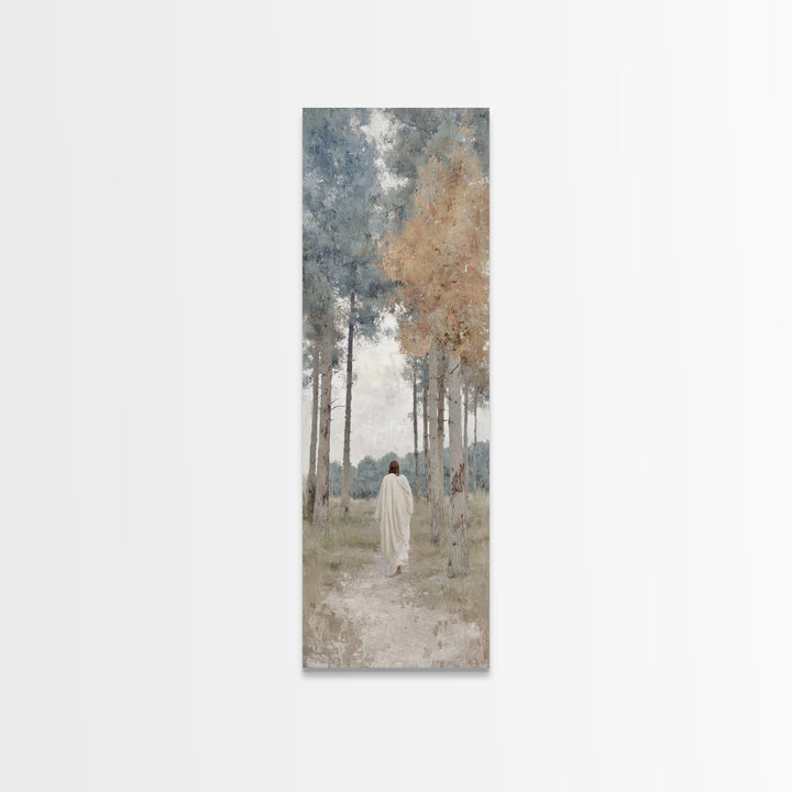 Morning Hope Way | Framed Canvas Print | Skinny Art | Christian Wall Art | Christian Painting | Christian Art Canvas | Christian Gift