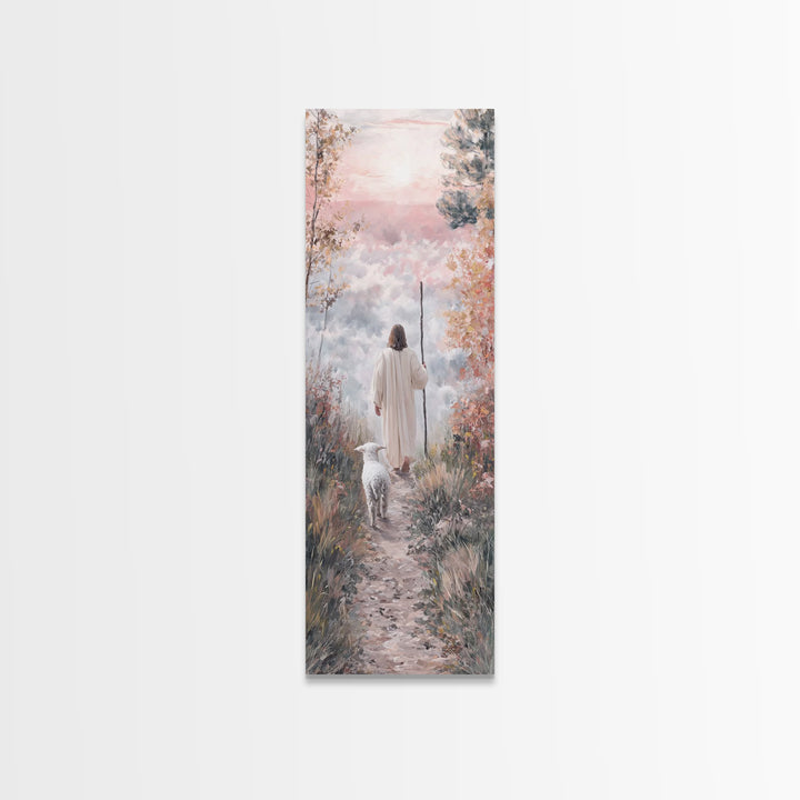 Morning Of Hope | Framed Canvas Print | Skinny Art | Christian Art Print | Jesus Canvas Art | Christian Painting | Christmas Wall Art
