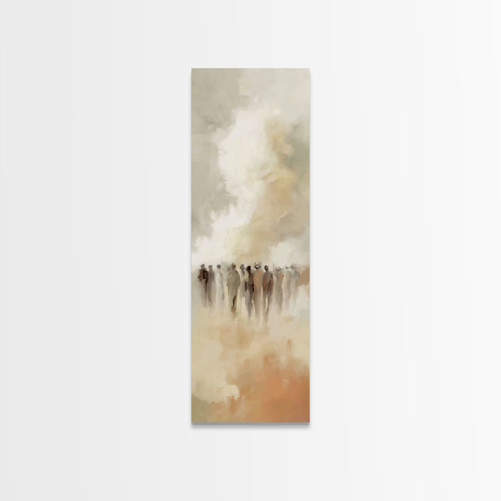 Cloudborn Gathering – Framed Canvas Print – Tall Narrow Wall Art – Christian Wall Art – Christian Art Canvas – Christian Painting – Christi