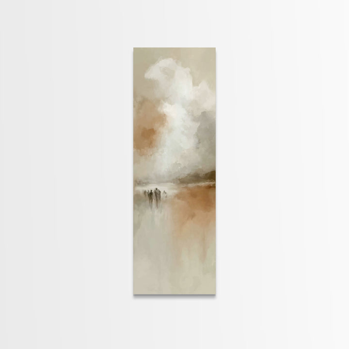 Wandering Disciples – Framed Canvas Print – Tall Skinny Art Print – Christian Art – Christian Art Canvas – Christian Wall Art – Minimalist
