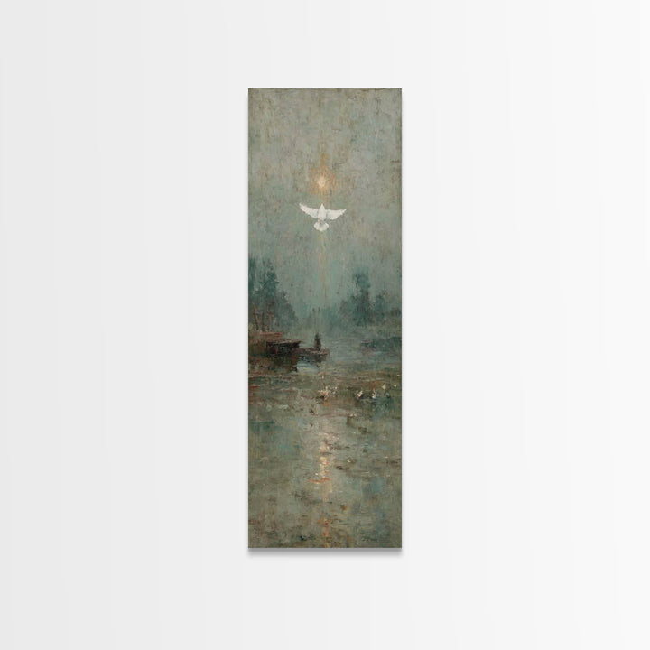 Glory Ascending – Framed Canvas Print – Christian Art Canvas – Christian Art – Christian Wall Art – Skinny Art – Christian Christmas Art