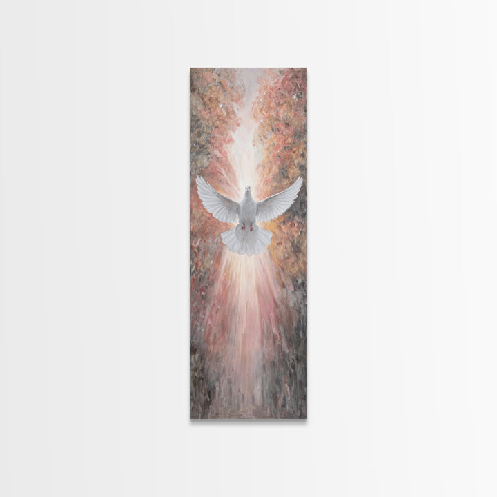 Autumn Spirit Rise – Framed Canvas Print – Christian Art Canvas – Christian Wall Art – Christian Art – Tall Skinny Art Print – Christian Pa