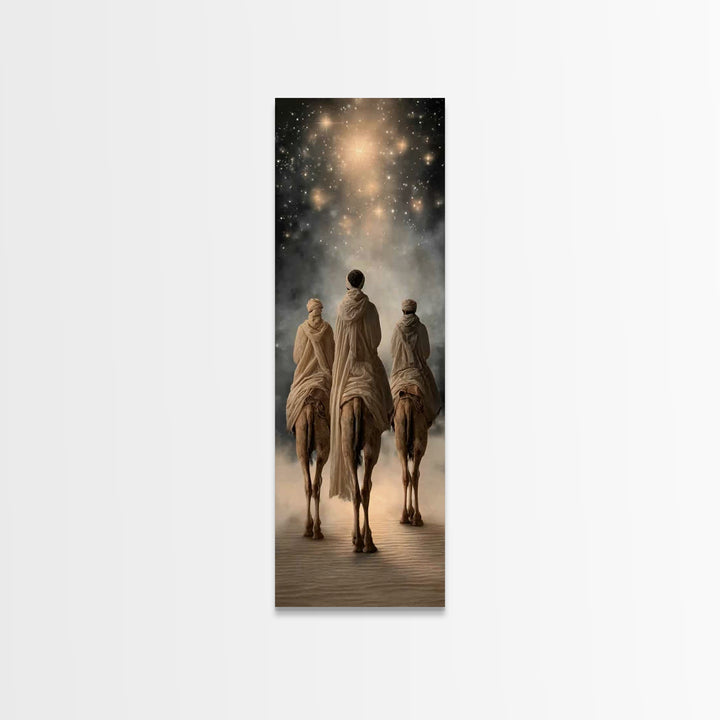 The Holy Ascent – Framed Canvas Print – Skinny Art – Christian Wall Art – Christian Christmas Art – Christian Painting – Christmas Art – Ch