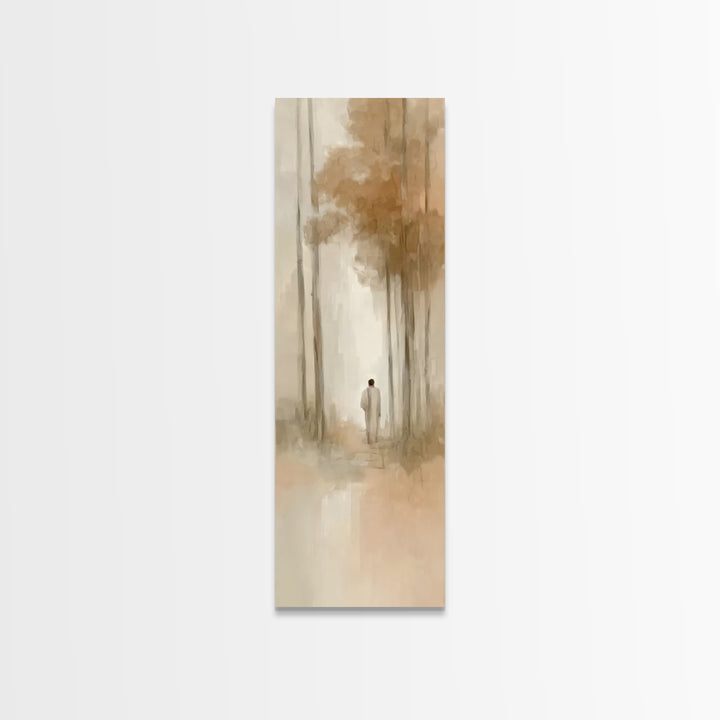 Forest Of Blessing – Framed Canvas Print – Skinny Art – Christian Art Canvas – Jesus Painting – Christian Wall Art – Subtle Christian Art