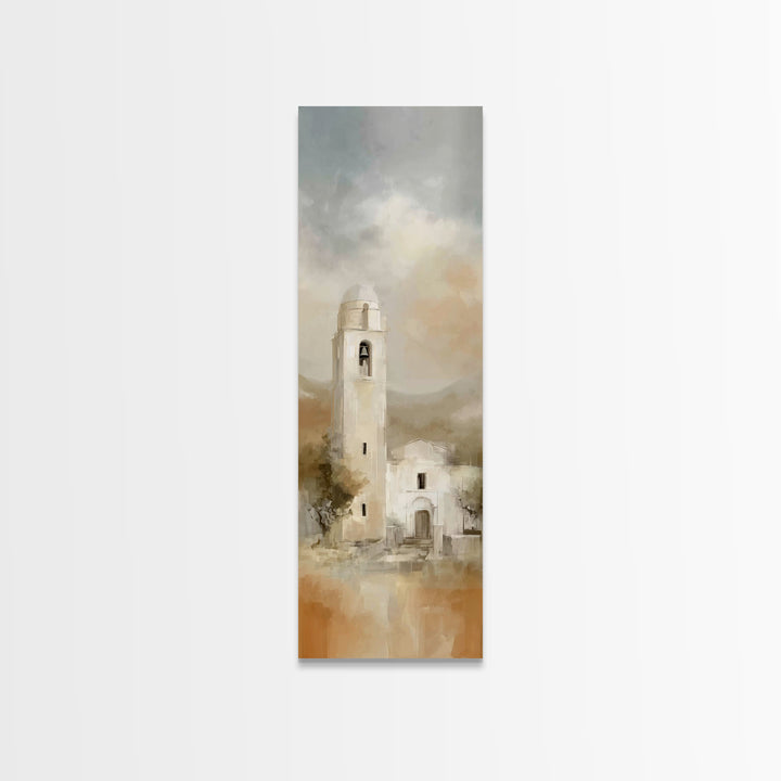 Evening Bells – Framed Canvas Print – Skinny Art – Christian Christmas Art – Christian Wall Art – Christian Art Canvas – Christmas Wall Art