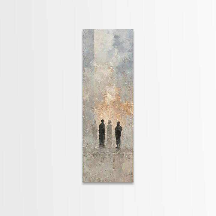 Clouds Of Witness, Framed Canvas Print, Tall Skinny Art Print, Christian Art Canvas, Christian Art Work, Christian Wall Art, Abstract Chris
