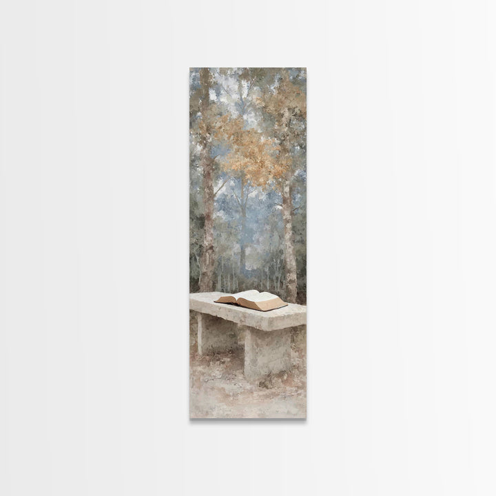 Path Of Scripture – Framed Canvas Print – Christian Art Canvas – Tall Narrow Wall Art – Christian Painting – Christian Wall Art – Christian