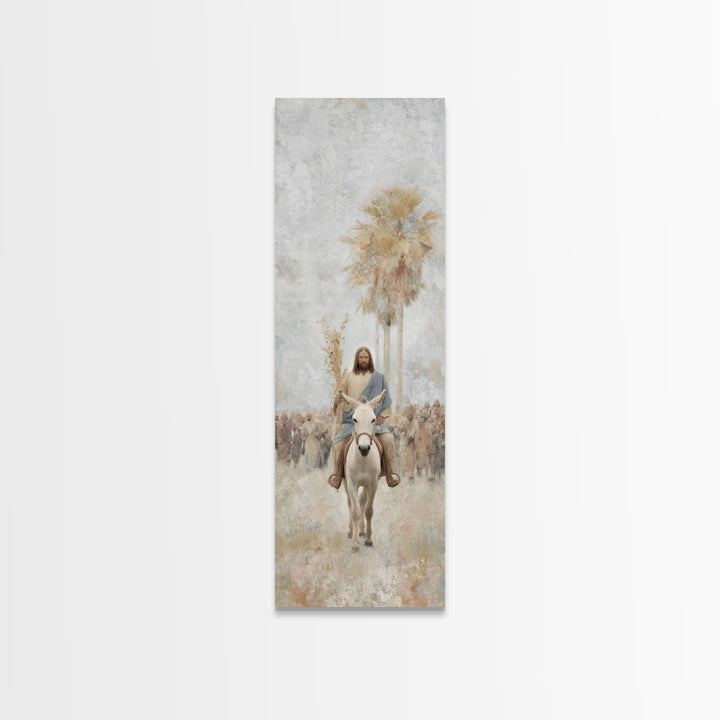 Procession Of Hope – Framed Canvas Print – Christian Art – Christian Wall Art – Skinny Art – Jesus Painting – Christian Art Canvas