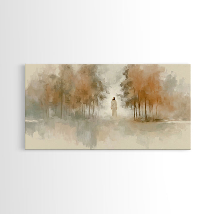 Forest of Mercy | Framed Canvas Print | Christian Wall Art | Jesus Painting | Christian Art Canvas | Christian Gift Ideas | Christmas Art