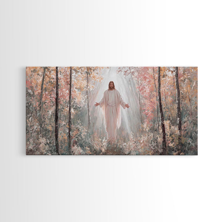Graceful Path – Framed Canvas Print – Christian Art Canvas – Jesus Painting – Christian Wall Art – Large Christian Painting – Christian Chr