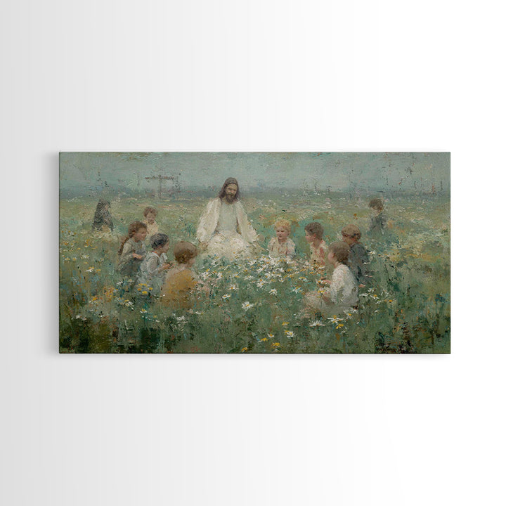 Morning Tide – Framed Canvas Print – Christian Art Canvas – Christian Paintings – Jesus Painting – Subtle Christian Art – Christian Decor