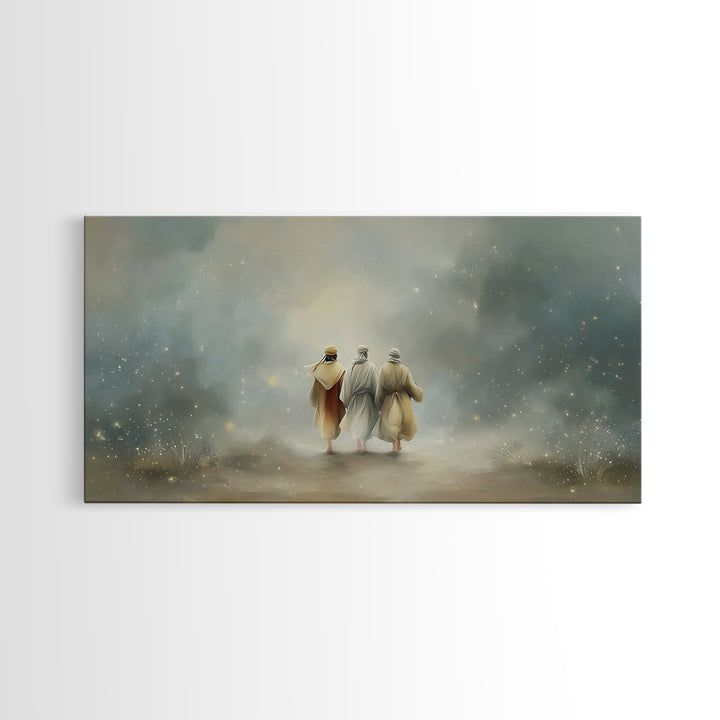 Walk Of Revelation – Framed Canvas Print – Christian Art Print – Christian Wall Art – Jesus Painting – Christian Art Canvas – Christian Dec